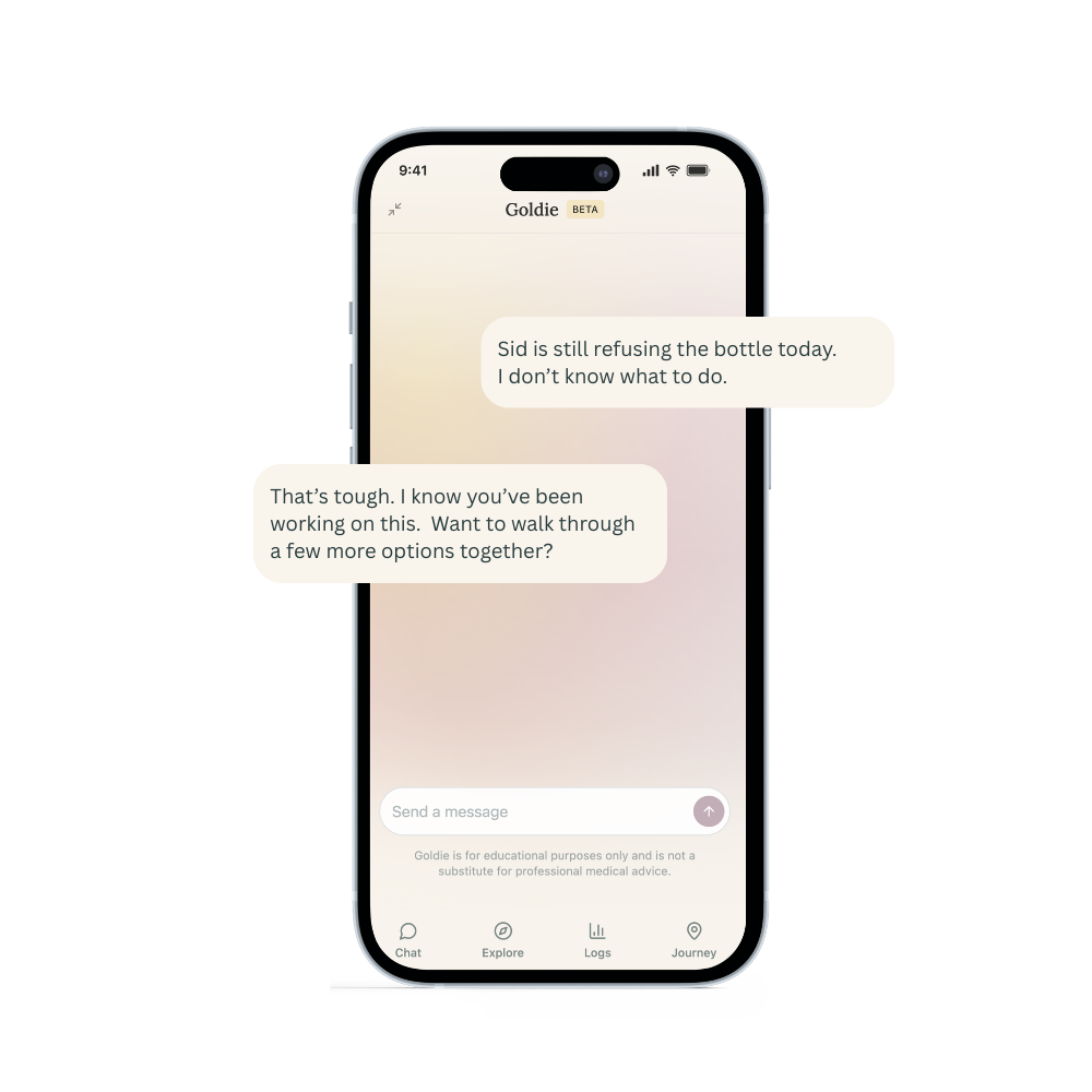 Chat feature mockup