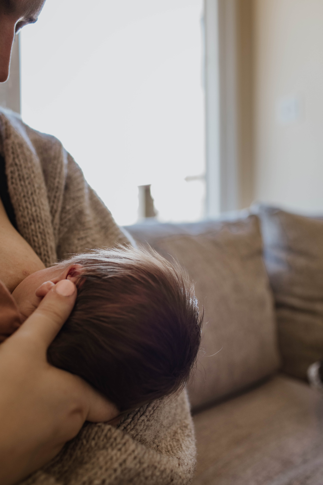 Family with baby